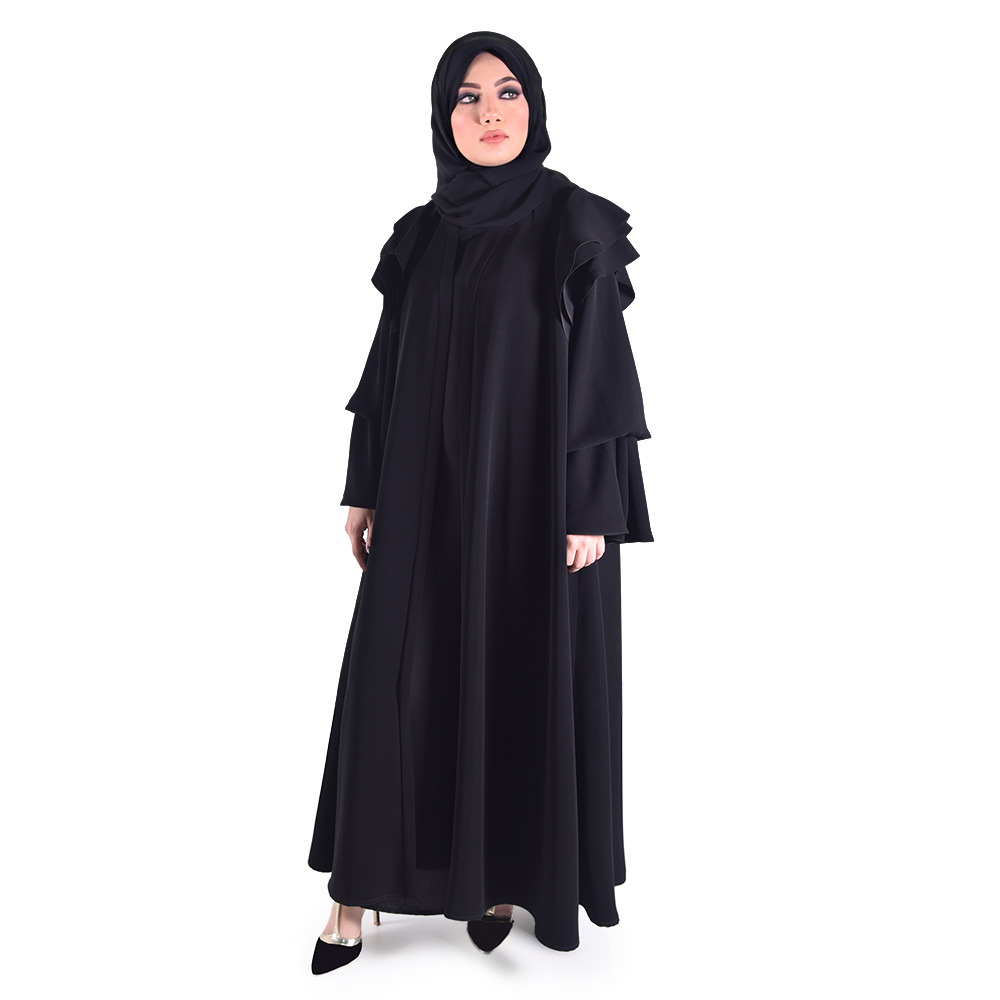 Qatar Duty Free Abaya Full Bell Sleeve