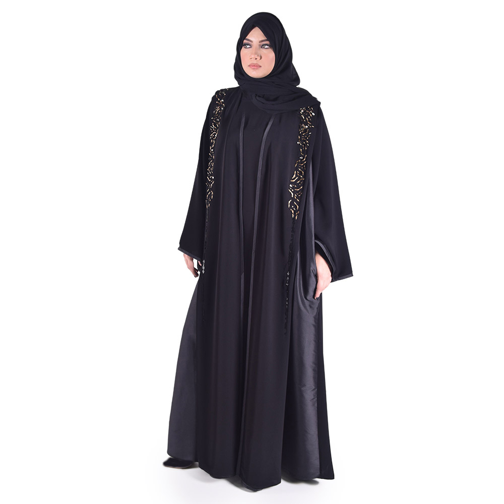 Qatar Duty Free - Abaya in Combined Materials